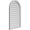 Ekena Millwork Round Top Surface Mount PVC Gable Vent w/ 2"W x 1-1/2"P Brickmould Frame, 24"W x 40"H GVPRT24X4002SN - alternate 5